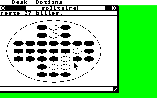 Solitaire atari screenshot